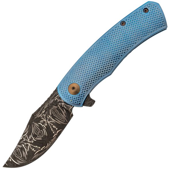 Цена наСкладной нож Assassin knives Punisher F., сталь Damascus, рукоять титан