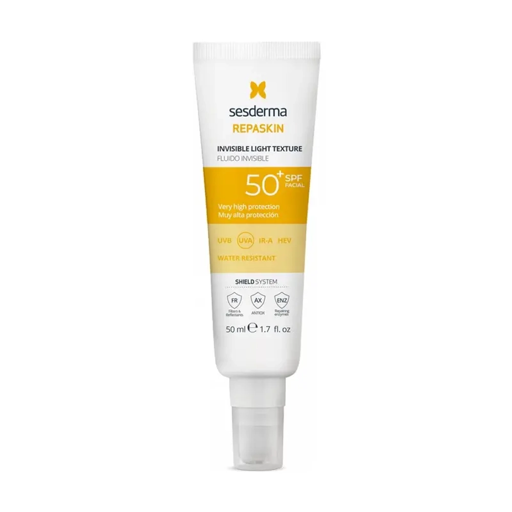 Repaskin Invisible Light Texture Facial Sunscreen SPF50 Sesderma | Средство солнцезащитное сверхлегкое| Лицо