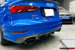 Карбоновый диффузор для AUDI RS3 2019-2020 Ауди аэродинамический обвес