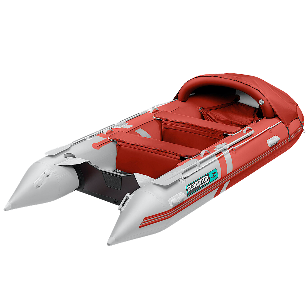 Лодка ПВХ Gladiator Active C420AL с алюминиевым полом -