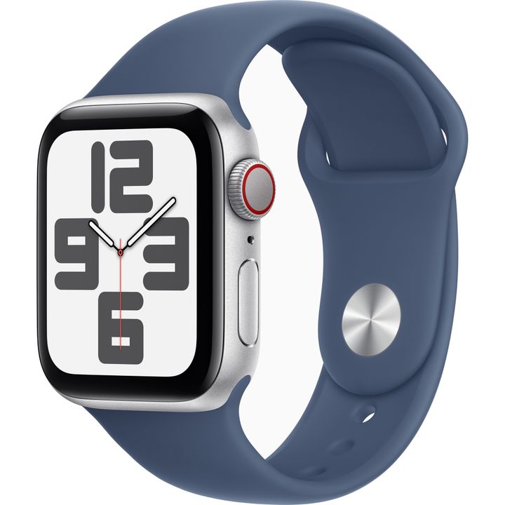 Умные часы Apple Watch SE 2 40мм Silver Aluminum Case с Denim Sport Band