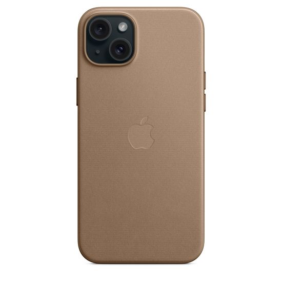 Чехол Apple для iPhone 15 Plus FineWoven с MagSafe Бежевый