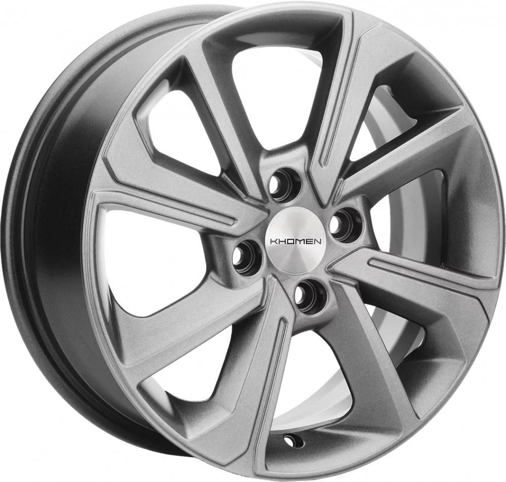 Khomen 1501 6x15 4x100 ET 48 Dia 54.1 (grey)
