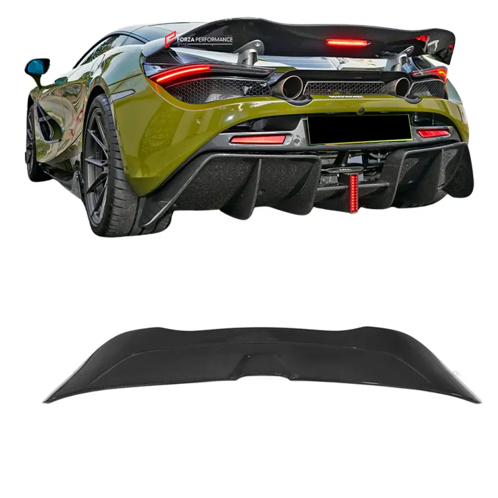 Карбоновый спойлер на крышку багажника для McLaren 720S 2017-2023 МакЛарен тюнинг