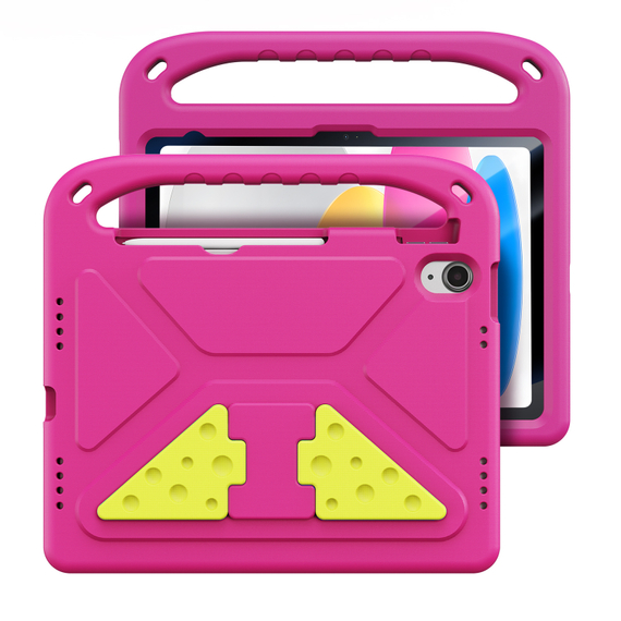 Детский чехол розового цвета на планшет iPad 10 (2022-) и iPad 11 (2025-) от Dux Ducis, серия Puff Series Case