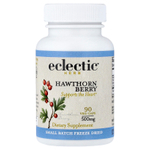 Eclectic Herb, ягоды боярышника, 500 мг, 90 веганских капсул