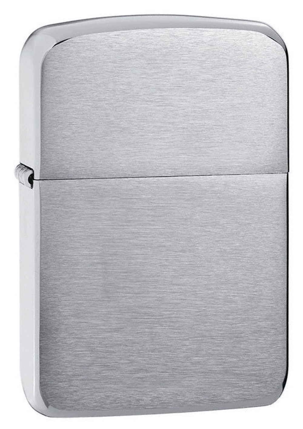 Зажигалка Zippo Replica, с покрытием Brushed Chrome, латунь/сталь, серебристая, матовая, 36x12x