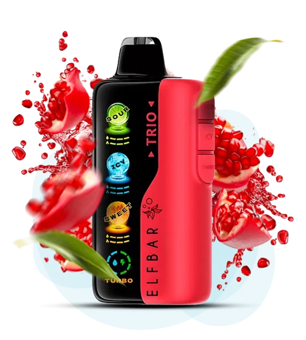 ELF BAR TRIO 40000 - Raspberry Watermelon (5% nic)
