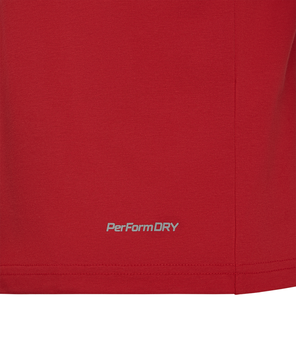Футболка баскетбольная с длинным рукавом DIVISION PerFormDRY Pre-Match Longsleeve Jersey, красный