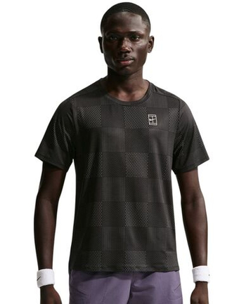 Мужская теннисная футболка Nike Court Advantage Dri-Fit - black/white