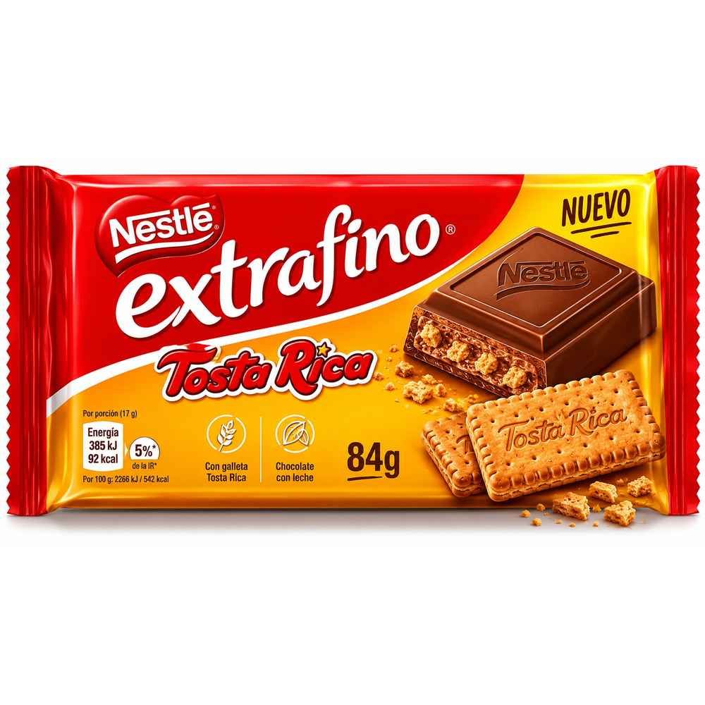 Шоколадная плитка Nestle Extrafino Tosta Rika 84г