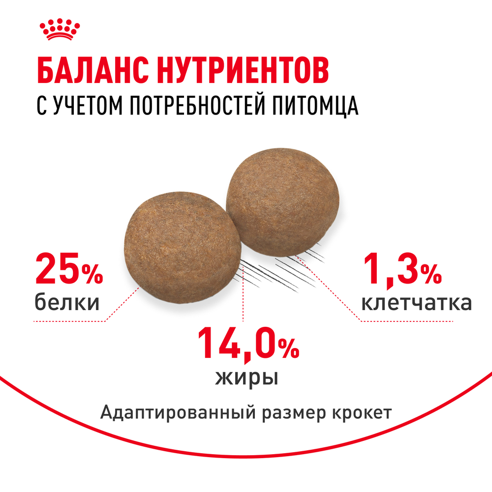 Сухой корм Royal Canin Medium Adult для взрослых собак средних размеров от 12 месяцев до 7 лет 15кг