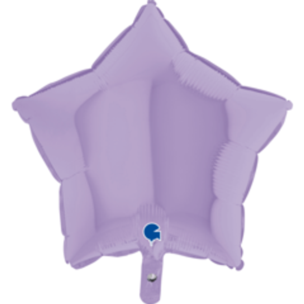 G Шар Звезда 18"/46 см, Пастель Matte Lilac (матовый сиреневый) (БГ-15)