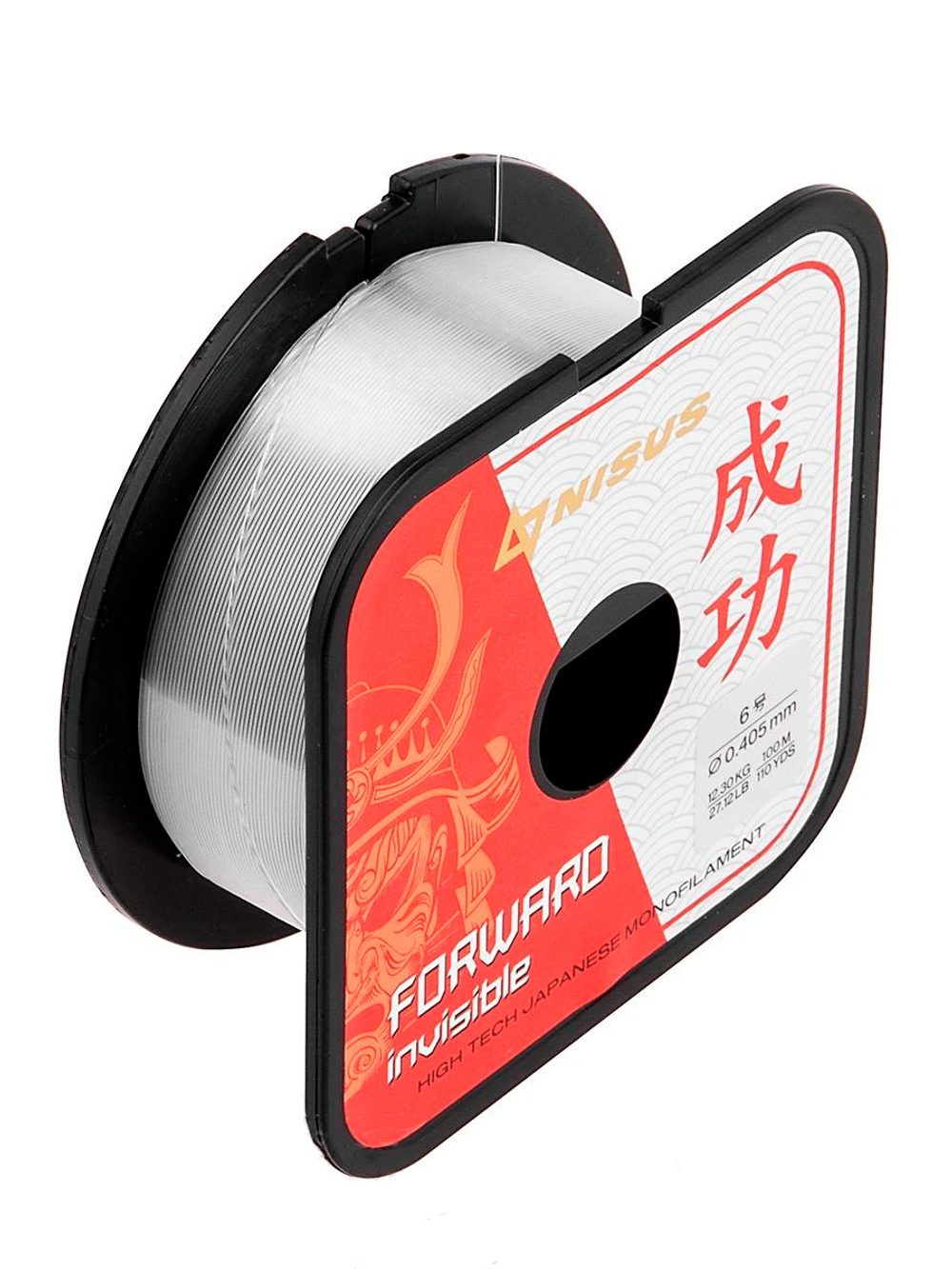 Леска для рыбалки Nisus FORWARD Invisible Nylon 0,496mm/100m (N-FI-0496-100)