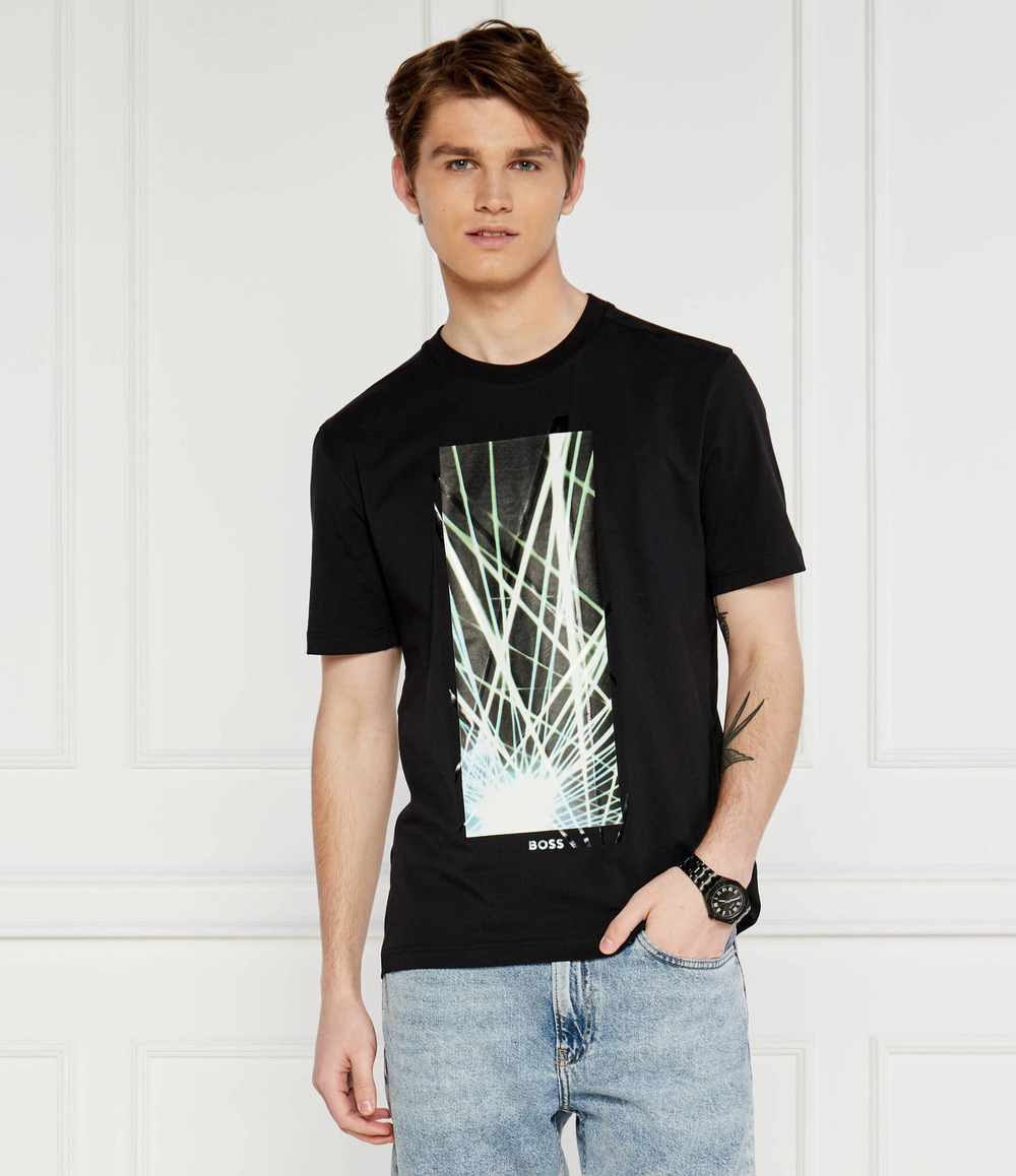 Футболка Tee 6 BOSS GREEN - черный(50514647)