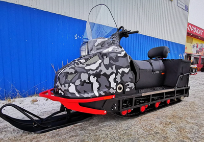 Снегоход STELS Мороз 600XL CVTech CAMO BLACK 2023