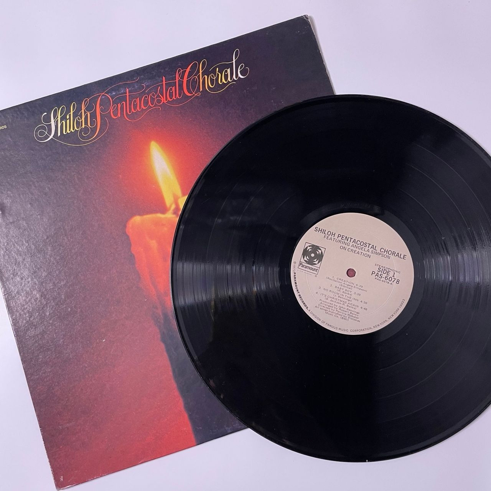 Винтажная виниловая пластинка LP Shiloh Pentacostal Chorale, Shiloh Pentacostal Chorale (США 1973) Госпел