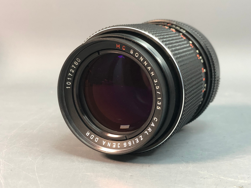 Sonnar 3.5/135mm MC Carl Zeiss Jena DDR Диафрагма нерабочая.
