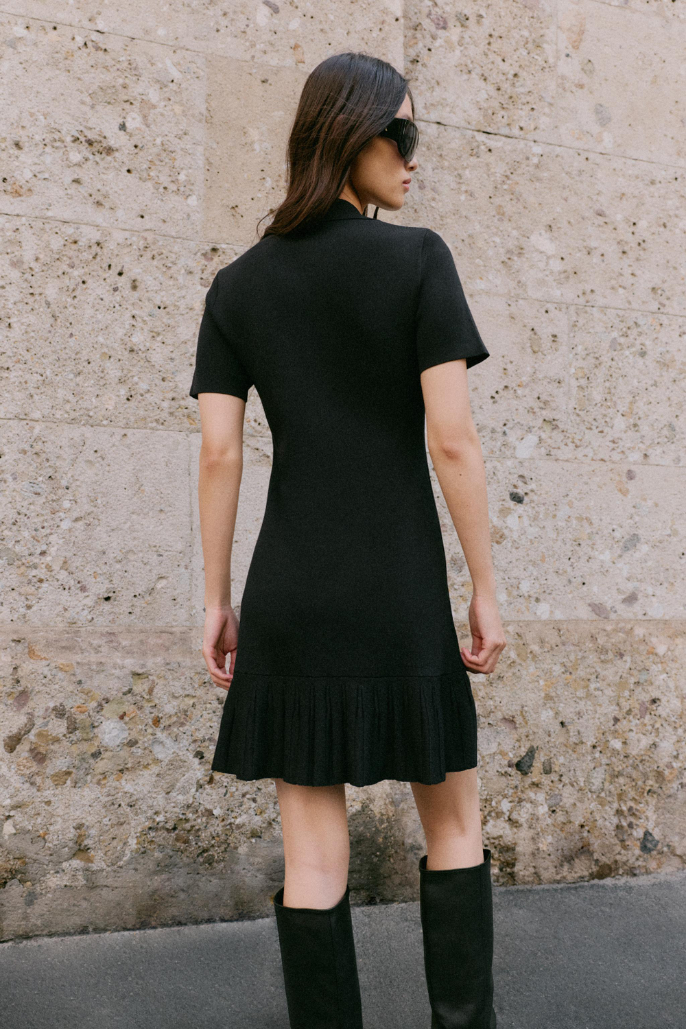 КОРОТКОЕ ПЛАТЬЕ СО СКЛАДКАМИ — ZARA
