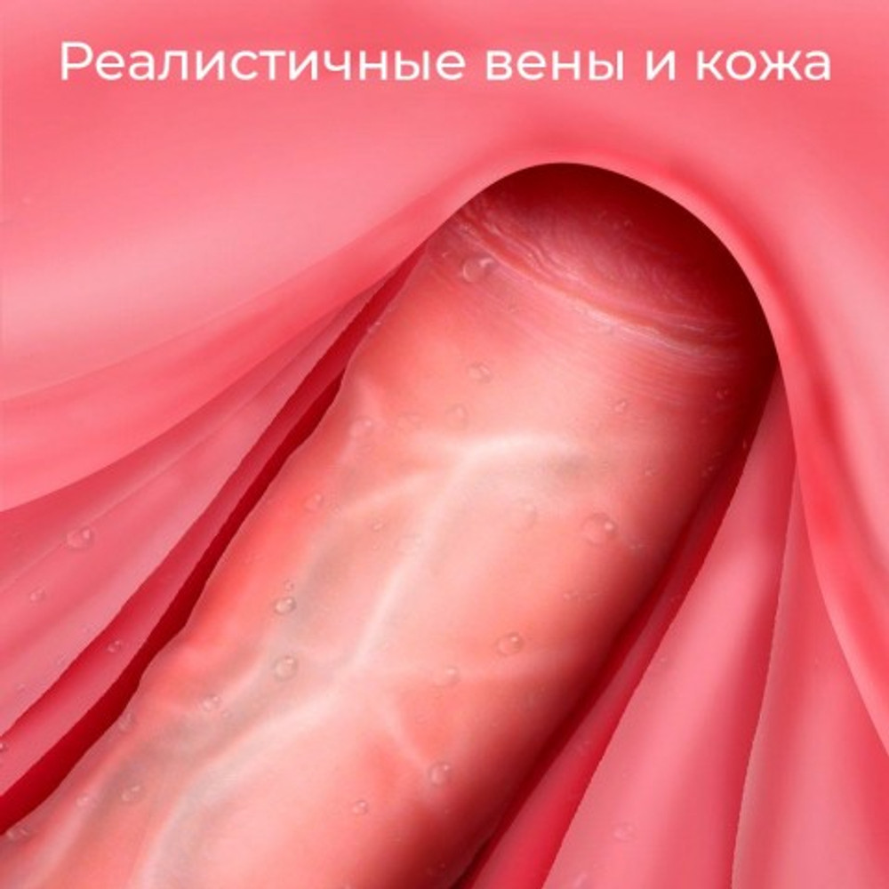 Реалистичный фаллоимитатор DryWell (21,5×4,1 см) на присоске