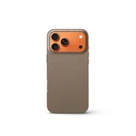 Чехол для iPhone 17 - Зернистая кожа - бежевый
