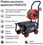 Мойка высокого давления Makute HPW121-60P