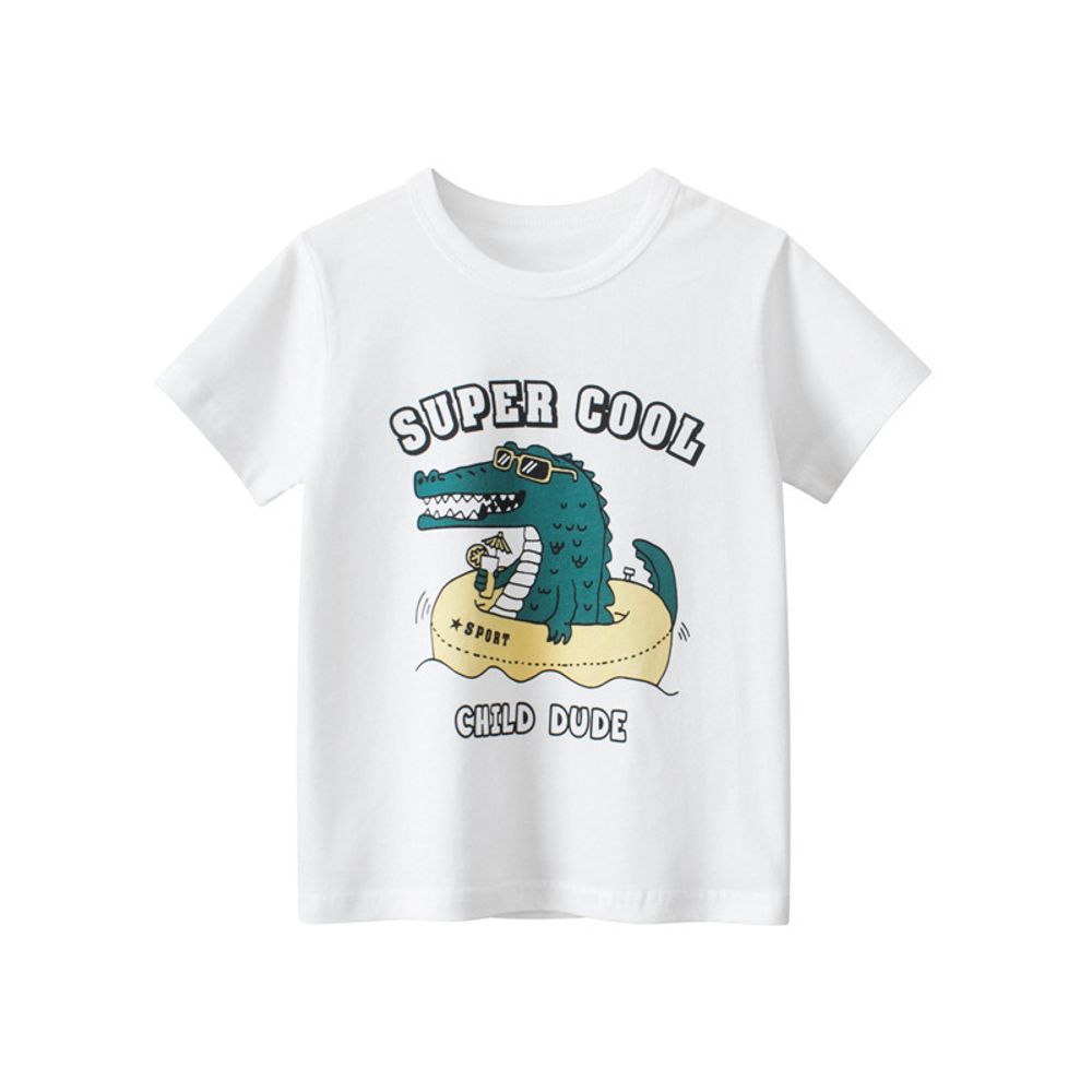 Футболка для ребенка "Super Cool", белая Футболка для ребенка "Super Cool", белая