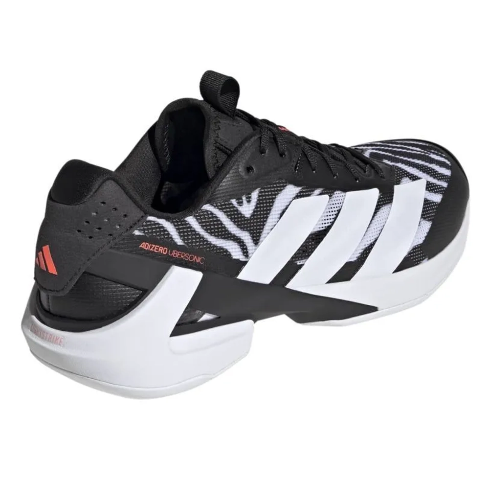 Мужские кроссовки теннисные Adidas Adizero Ubersonic 5 M - core black/cloud white/solar turbo