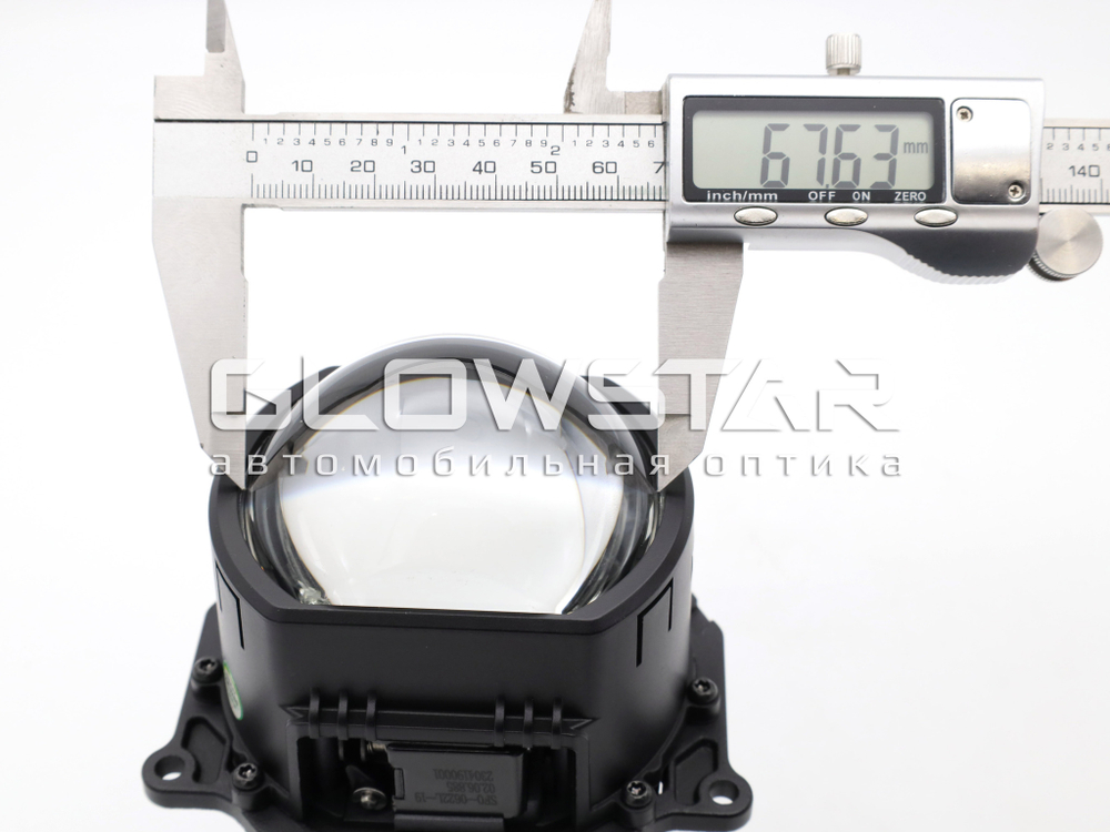 Aozoom BiLed+Laser AAPD 17L с лазером (прямоугольные) 61W/77W, 12V, 6 Поколение, 3.0 дюйма (комплект, 2шт)
