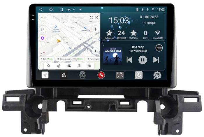 Магнитола для Mazda CX-5 2017+ - RedPower 513 Android 10, Быстрая, QLED+2K, CarPlay, SIM-слот