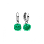 Серьги Qudo Firenze smaragd 300084 G/S