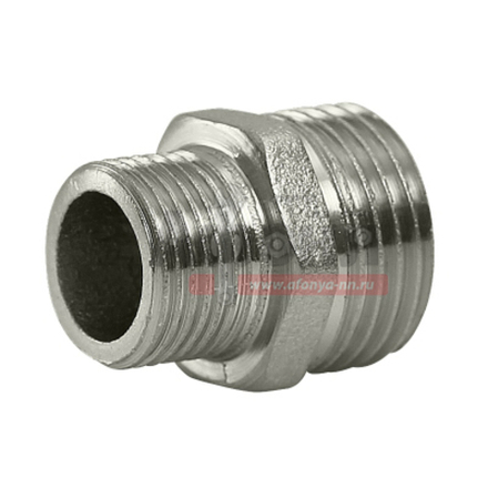Ниппель переходной 1 1/4'' - 3/4'' нар/нар VRT® никель