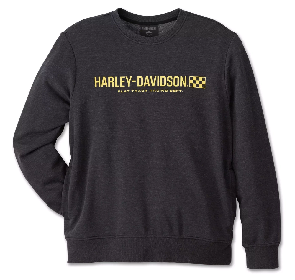 Свитшот Sweatshirt Trophy Bar & Shield Crew Neck Black Harley-Davidson