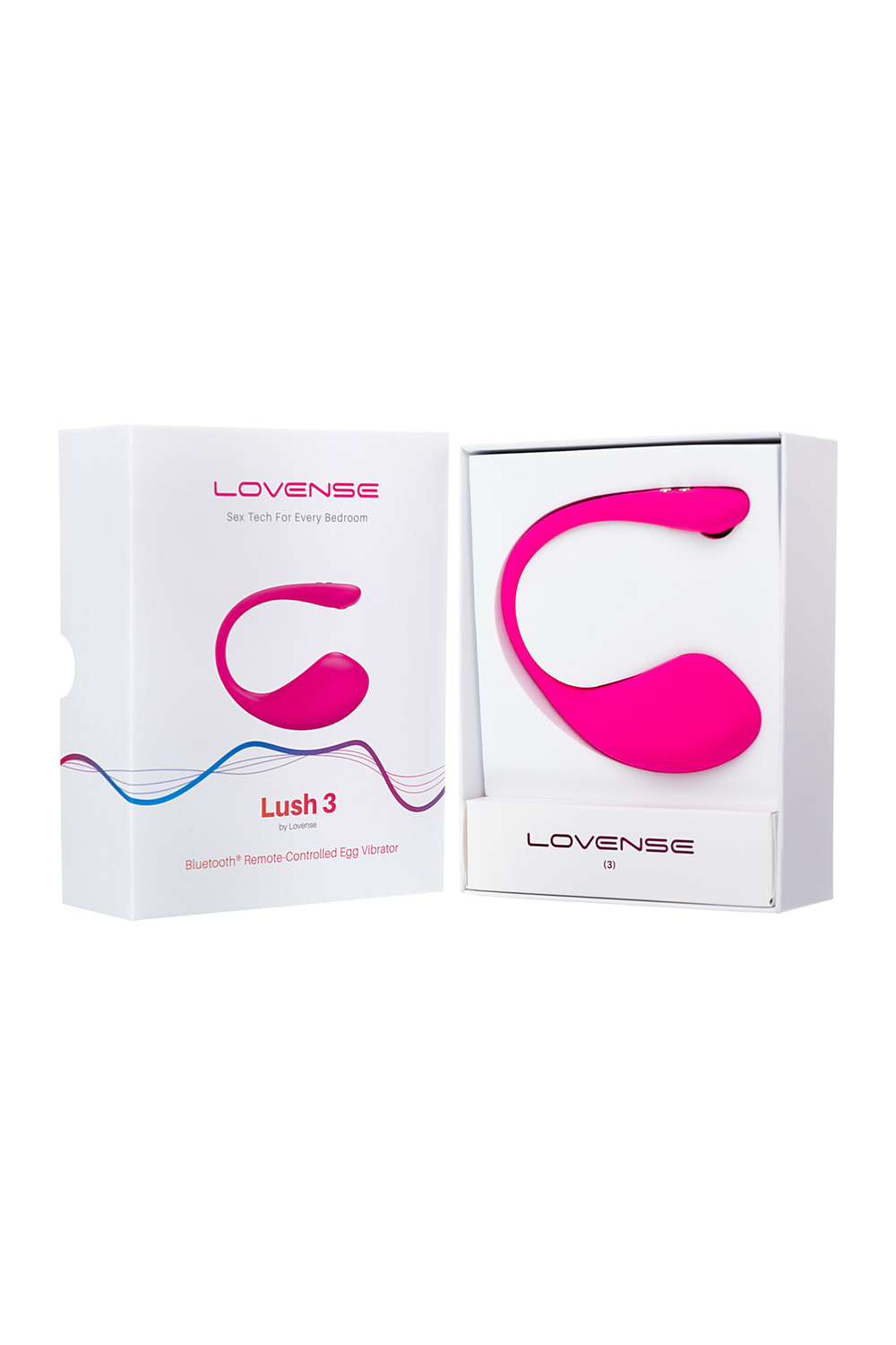 Виброяйцо Lovense Lush 3 из силикона розовое 18 см