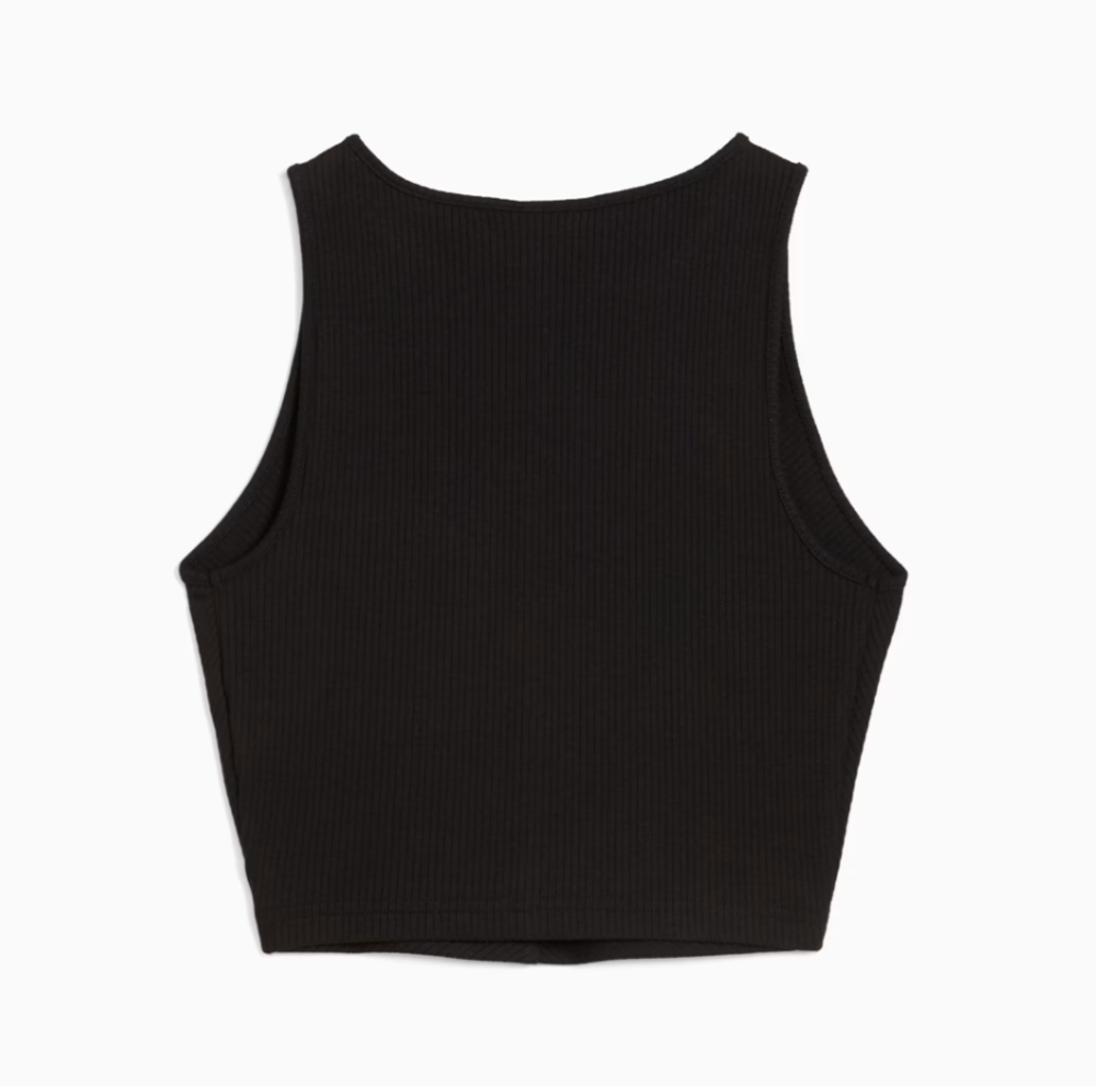 Топ женский PUMA WARDROBE ESS Ribbed Crop Top