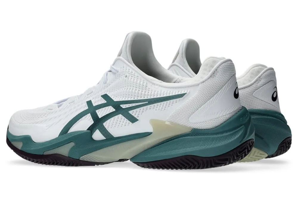 Теннисные кроссовки Asics Court FF 3 Clay - white/foggy teal