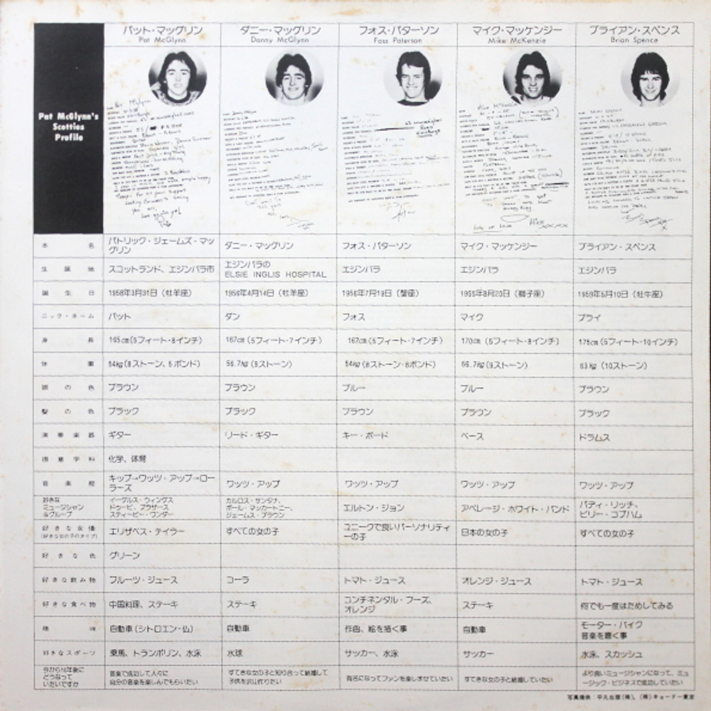 Pat McGlynn's Scotties / Pat McGlynn's Scotties (LP+7" Flexi Vinyl Single)