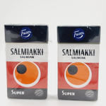 Конфеты Fazer "Salmiakki Super" c соленой лакрицей 76 г (2 шт. по 38 г) (из Финляндии)