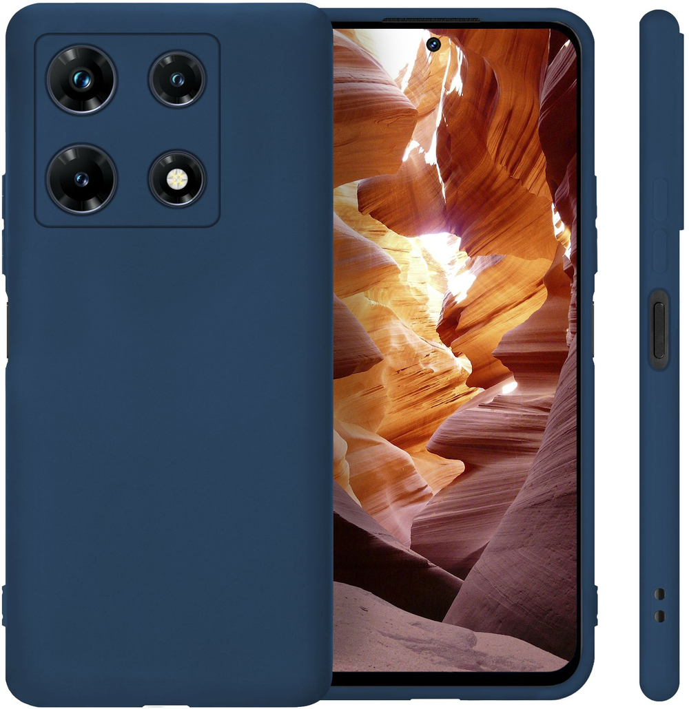 Мягкий Soft Touch чехол из силикона для INFINIX NOTE 30 PRO (не 30,VIP) с бархатной подкладкой