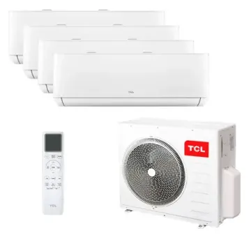 Мультисплит система на 4 комнаты TCL TACM-10HRID/TP x 4 / TACM4O-32HID