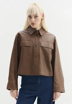 Куртка кожаная женская WEEKEND MAX MARA WKDPIOVRA