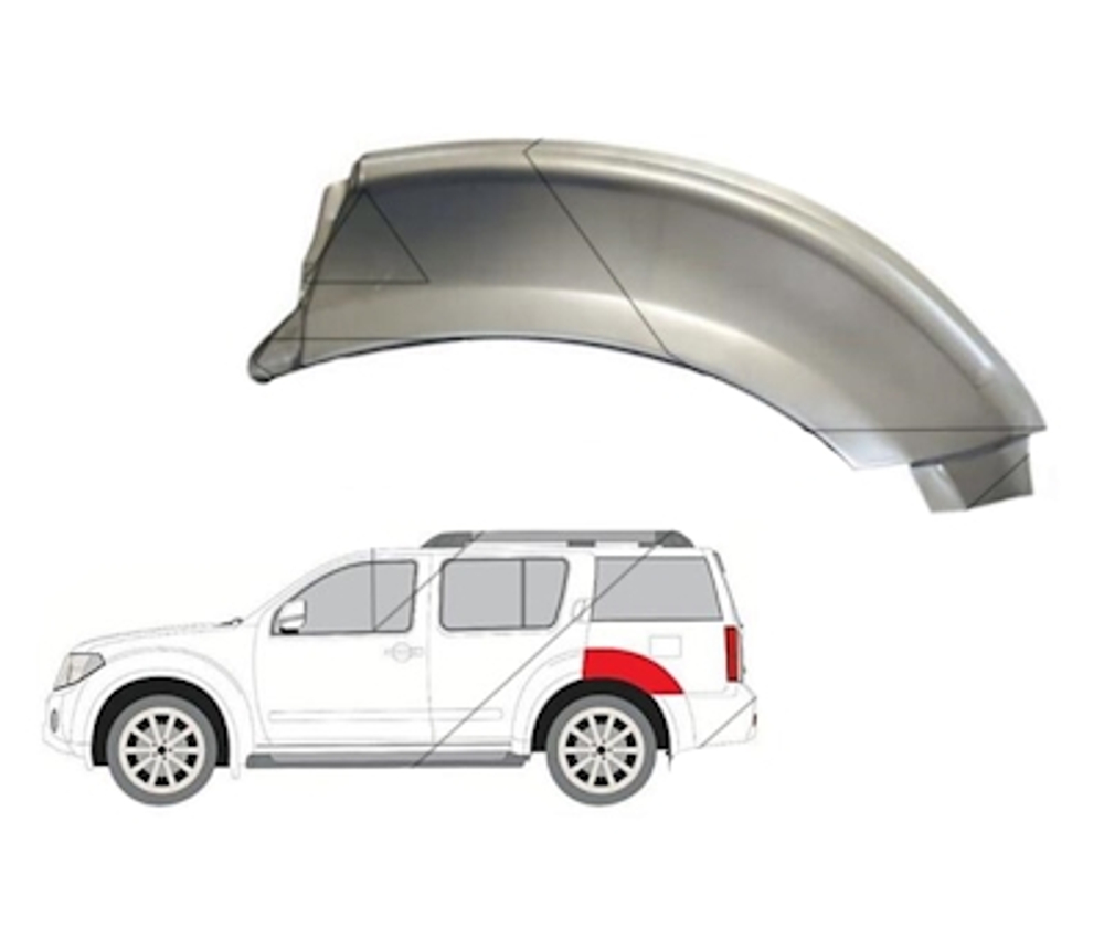 Арка левая верхняя Nissan Pathfinder R51 2004-2014 (Polcar)