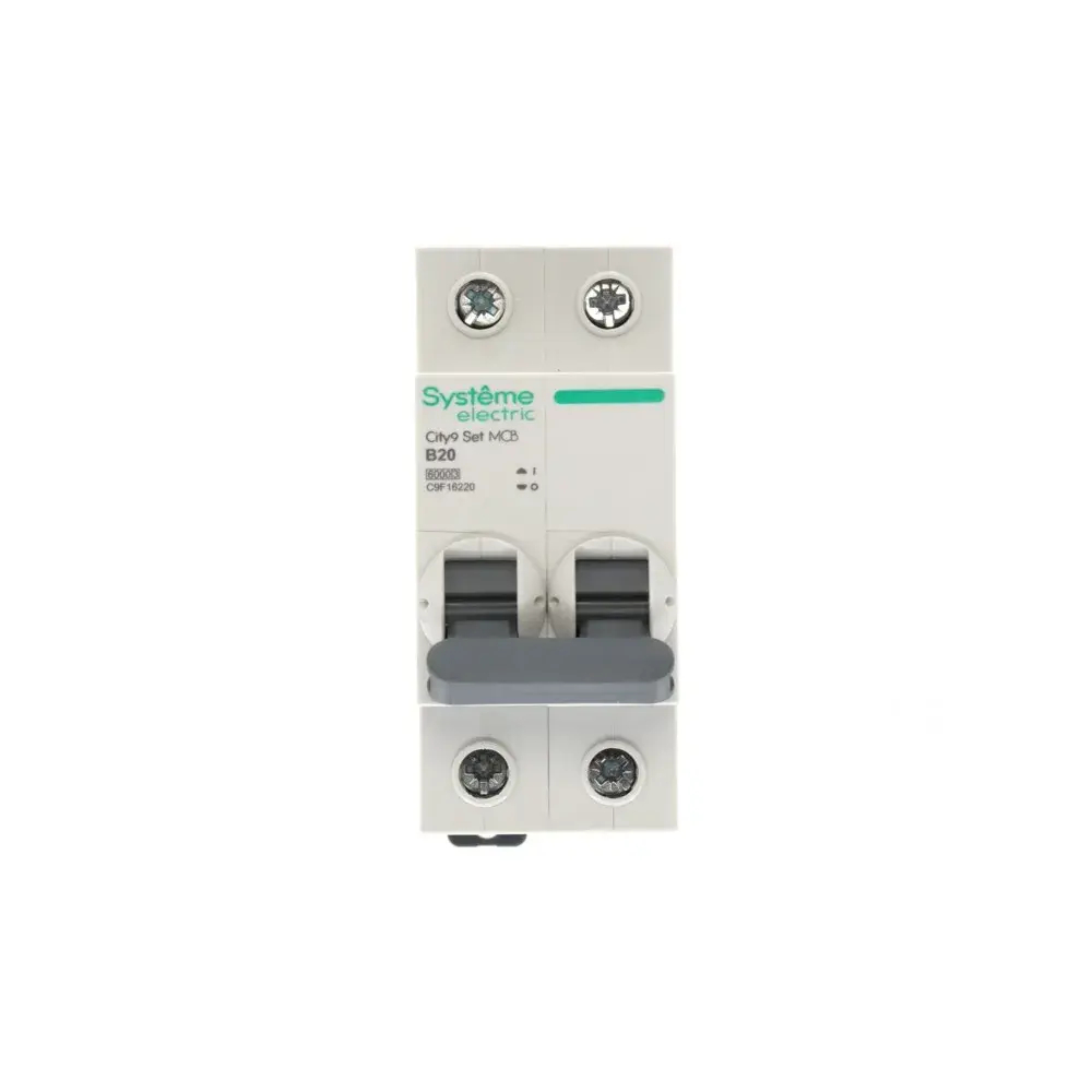 City9 Set Автоматический выключатель (АВ) B 20А 2P 6kA 230В
