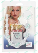 Платиновые анальные бусы EXTREME