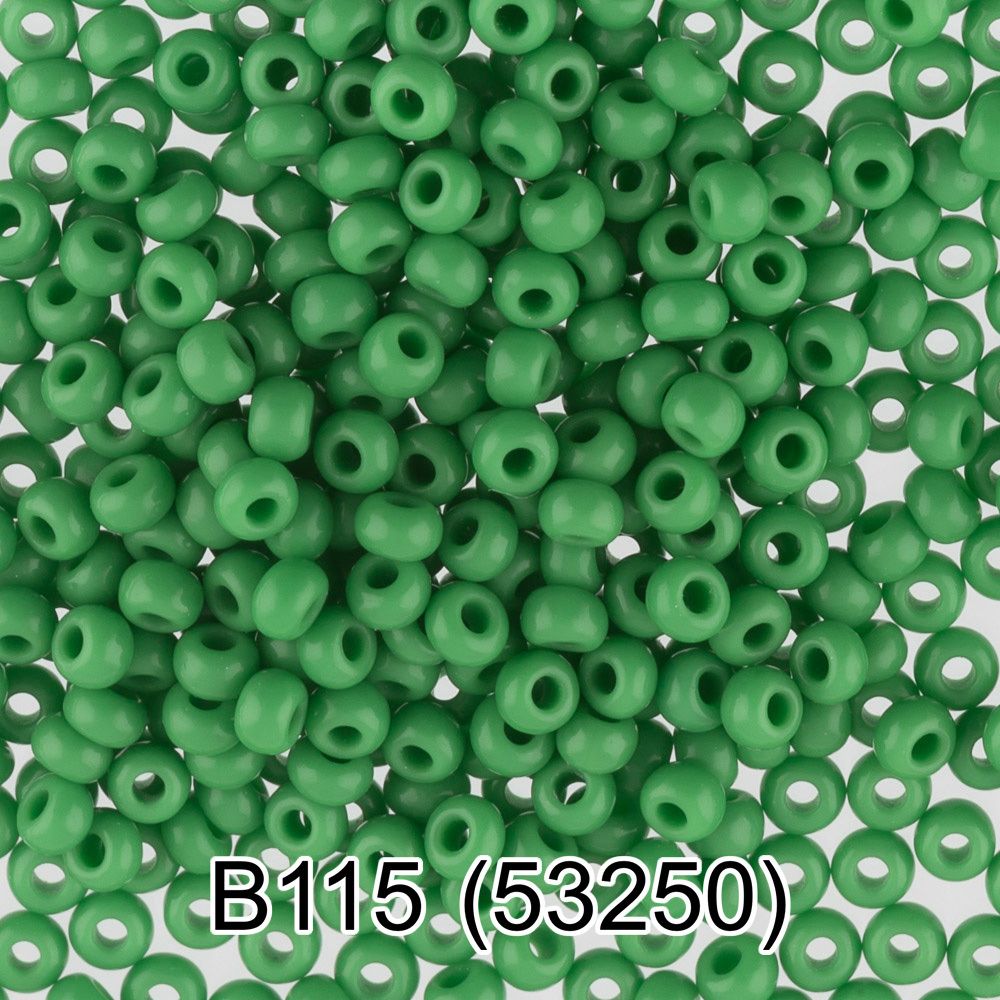 Бисер Gamma 10/0 (2.3 мм), 50 г (10х5 г), B115 св.зеленый, 53250, круглый 2 Бисер Gamma 10/0 (2.3 мм), 50 г (10х5 г), B115 св.зеленый, 53250, круглый 2