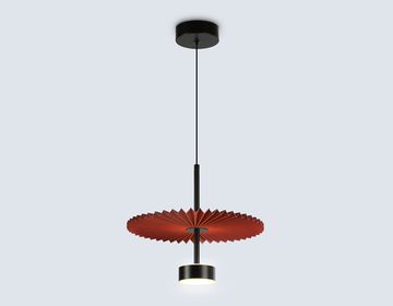 Подвесной светодиодный светильник LED 6W 3000К LH72613 BK/RD чёрный/красный High Light Modern Ambrella