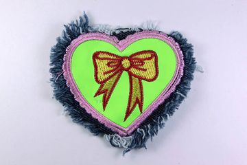 Нашивка Сердце (80х70мм)