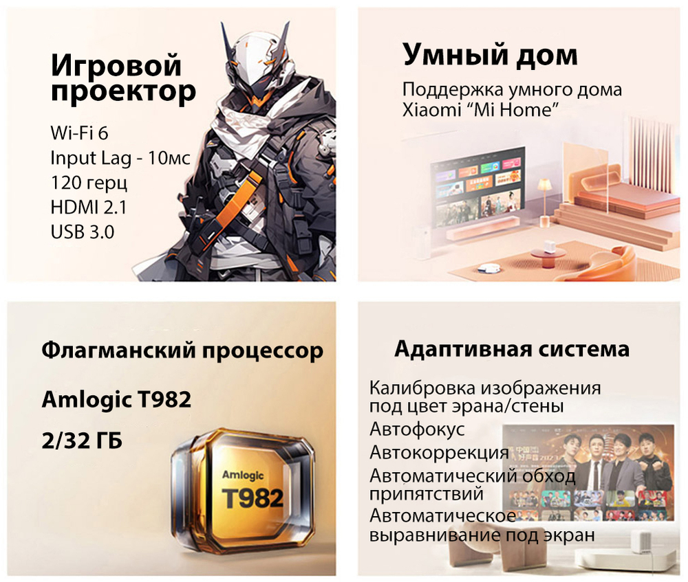 Проектор ForMovie Xming Q3 Pro
