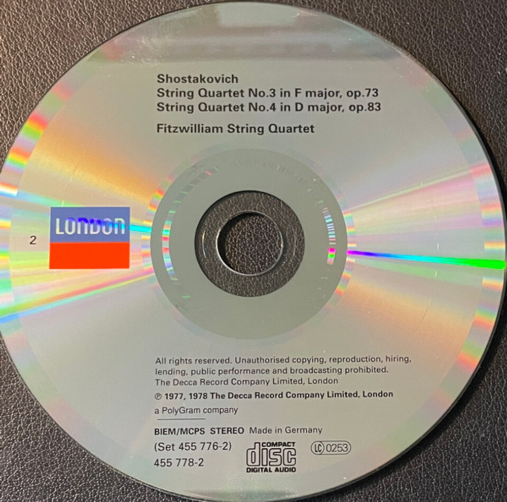 Fitzwilliam String Quartet / Shostakovich: The String Quartets (6CD)