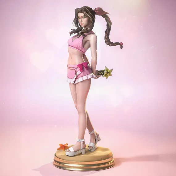 Aerith + bikini version - Final Fantasy